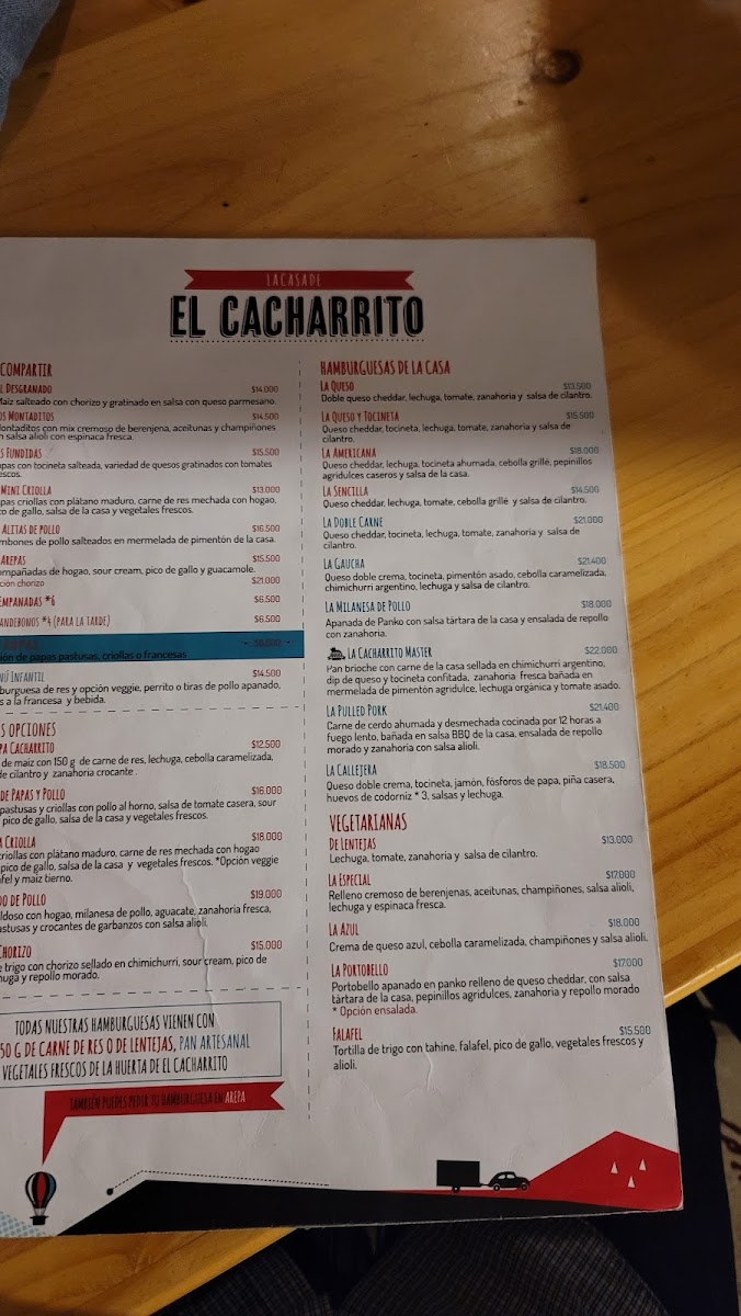 Menu La Casa De El Cacharrito-4
