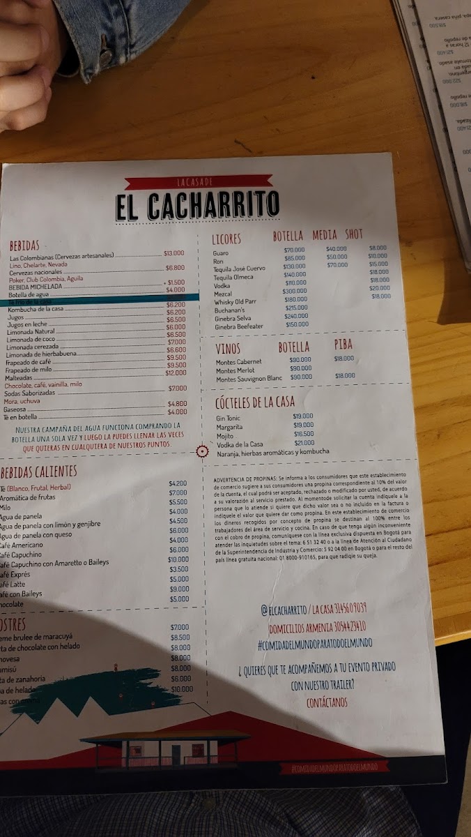 Menu La Casa De El Cacharrito-6